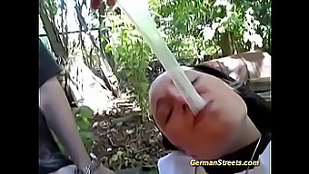 Amateur Nun Gets Deepthroat And Cum In Public