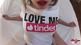 Tinder Date의 깜짝 사정, 내 질 안에서